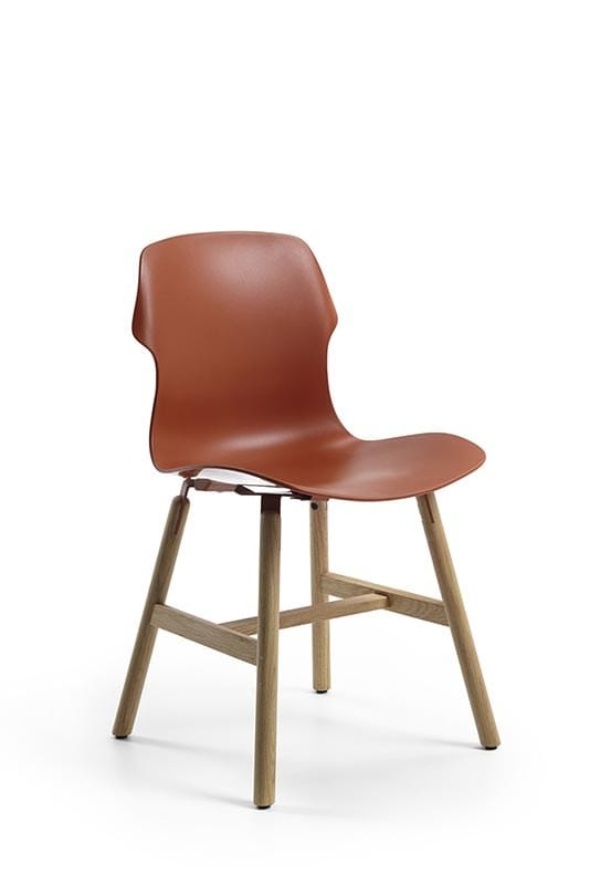 Стул из полипропилена с деревянными ножками Casamania & Horm стерео ARCH-00135003 - Вид №5