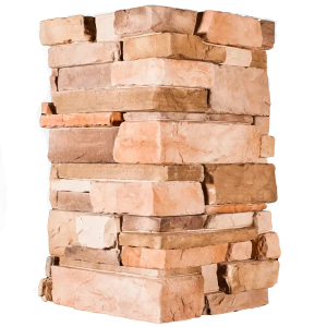 Угловой камень искусственный White Hills Уайт Клиффс коричнево-бежевый 0.8 м.п.