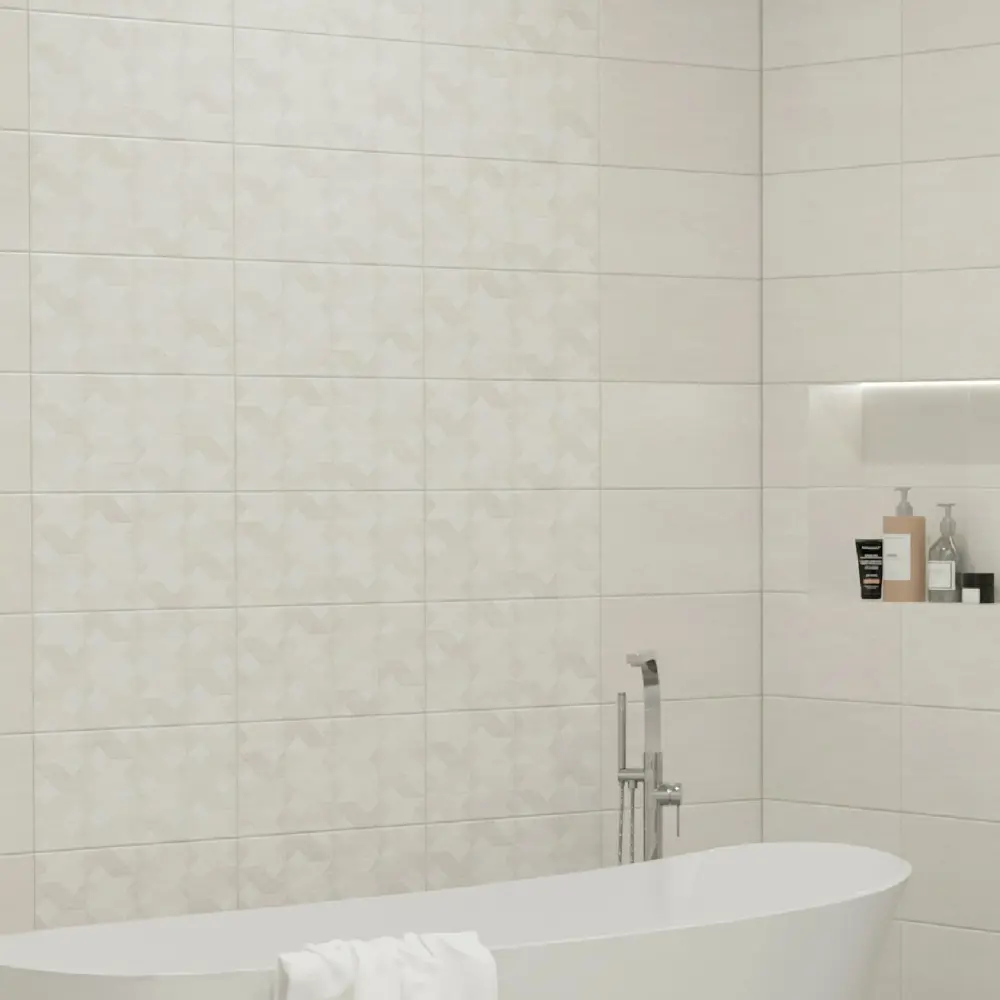 Настенная плитка KREAFORTA Mersey Tartine 20x40 см 1.62 м² матовая цвет серый STLM-2174575