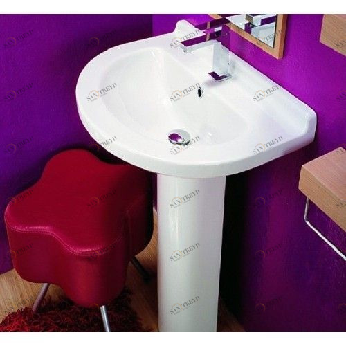 42095 Накладная раковина на столешницу  овальная  Due Santreyd