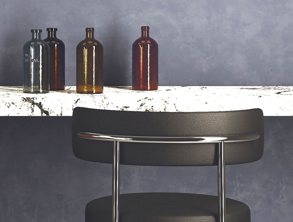 Тканевый мягкий стул с подставкой для ног JOB’S Giotto ARCH-00121984 - Вид №6