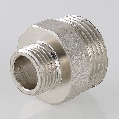 VTr.580.N.0604 Фитинг резьбовой – ниппель переходной Valtec 1" х 1/2"  - Вид №12
