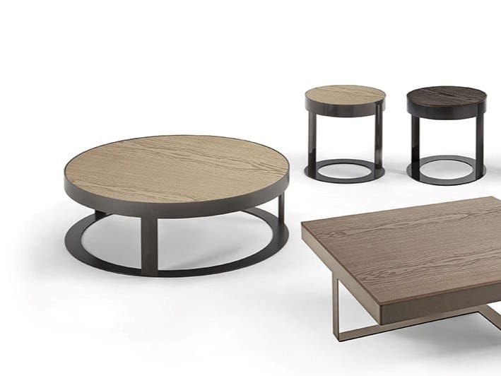Круглый металлический журнальный столик Frigerio OTIS ARCH-00152975