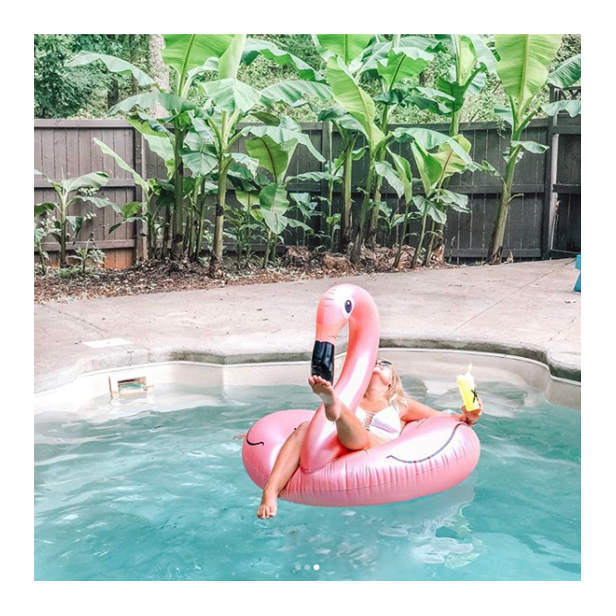 TAPF-0031 Круг надувной , flamingo rose gold BigMouth  - Вид №5