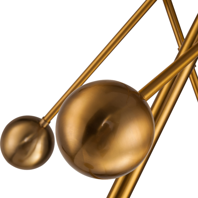 Торшер 160х80 см латунь Globe Mobile 3 KG0965F-3 brass DELIGHT COLLECTION  00-3882422 Белый;золото;прозрачный  - Вид №3