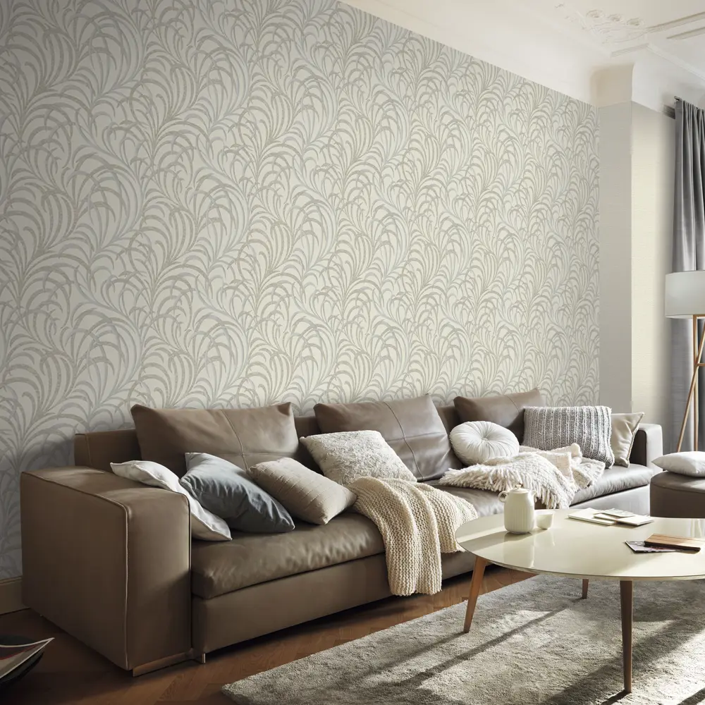 Обои «Трава» RA 943238, на флизелиновой основе, цвет белый, 1.06х10 м Rasch Vintage STLM-2035082 - Вид №3