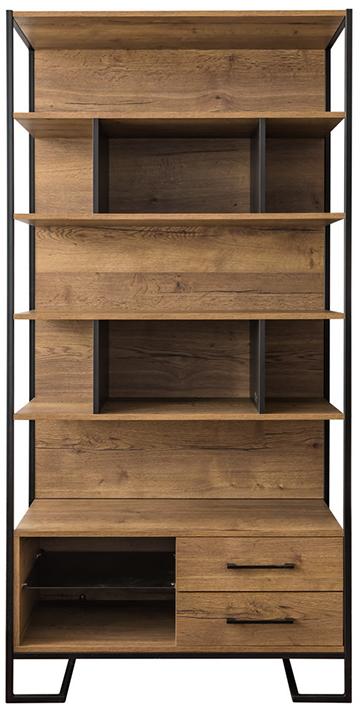 1808 Стеллаж Loft Дуб табак R-HOME 4009290H_Табак+40092902H_Табак - Вид №2