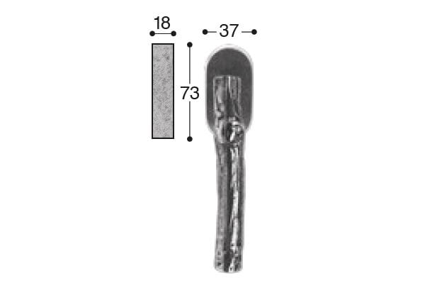 Бронзовая оконная ручка на розетке GIARA ART DESIGN-BRONZE багажник ARCH-00041278 - Вид №2