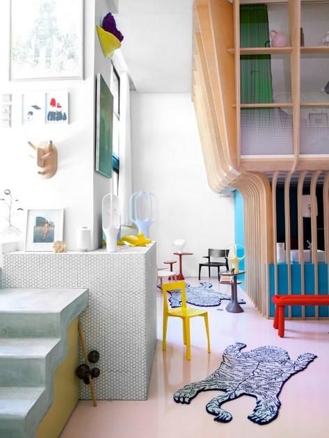 Moustache Ковер ручной работы из шерсти sun-id-1370148 - Вид №4