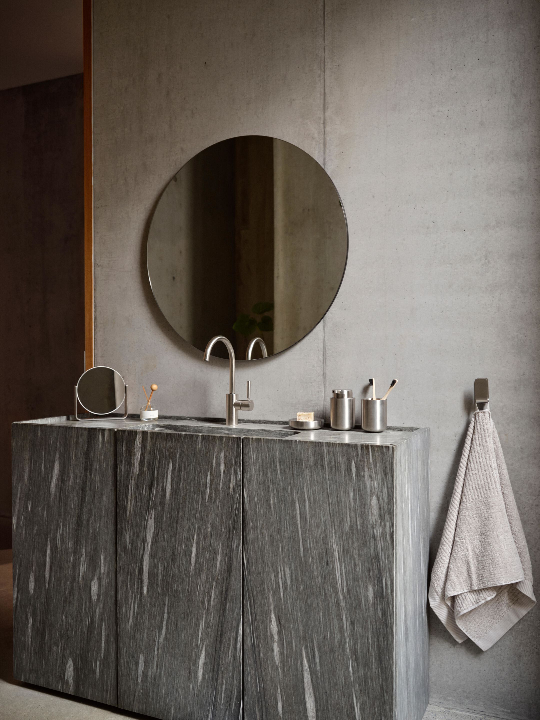 Увеличительное зеркало из нержавеющей стали ZONE DENMARK Ume ARCH-00087510 - Вид №5