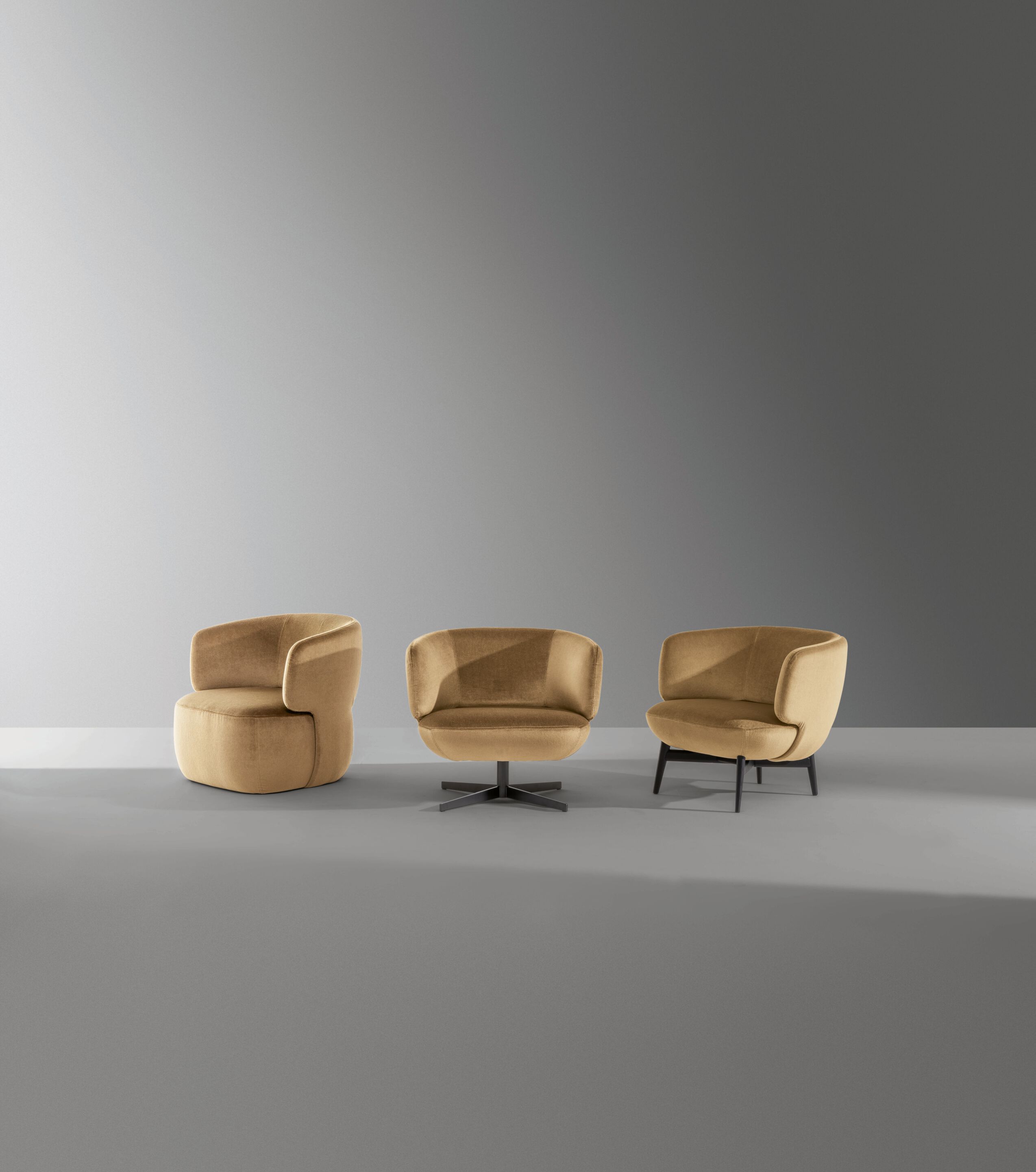 Тканевое кресло с подлокотниками BONALDO DOGE ARCH-00089686 - Вид №2