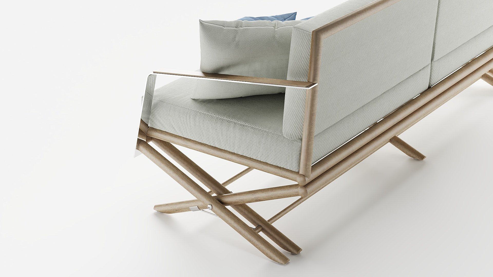 3-местный садовый диван Batyline® Braid ARCH-00122033 - Вид №1