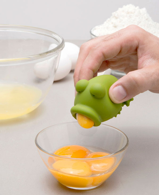 Отделитель яичного желтка зеленый Yolkfrog PELEG DESIGN ДИЗАЙНЕРСКИЕ 00-3871419 Зеленый  - Вид №3