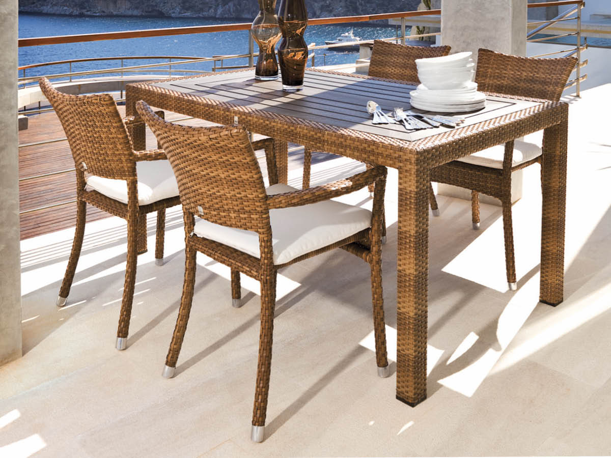 98.00.0901 Обеденный набор Bellini Prinz set mocca 5 предметов. в т.ч. 4 кресла, 1 стол Mbm 