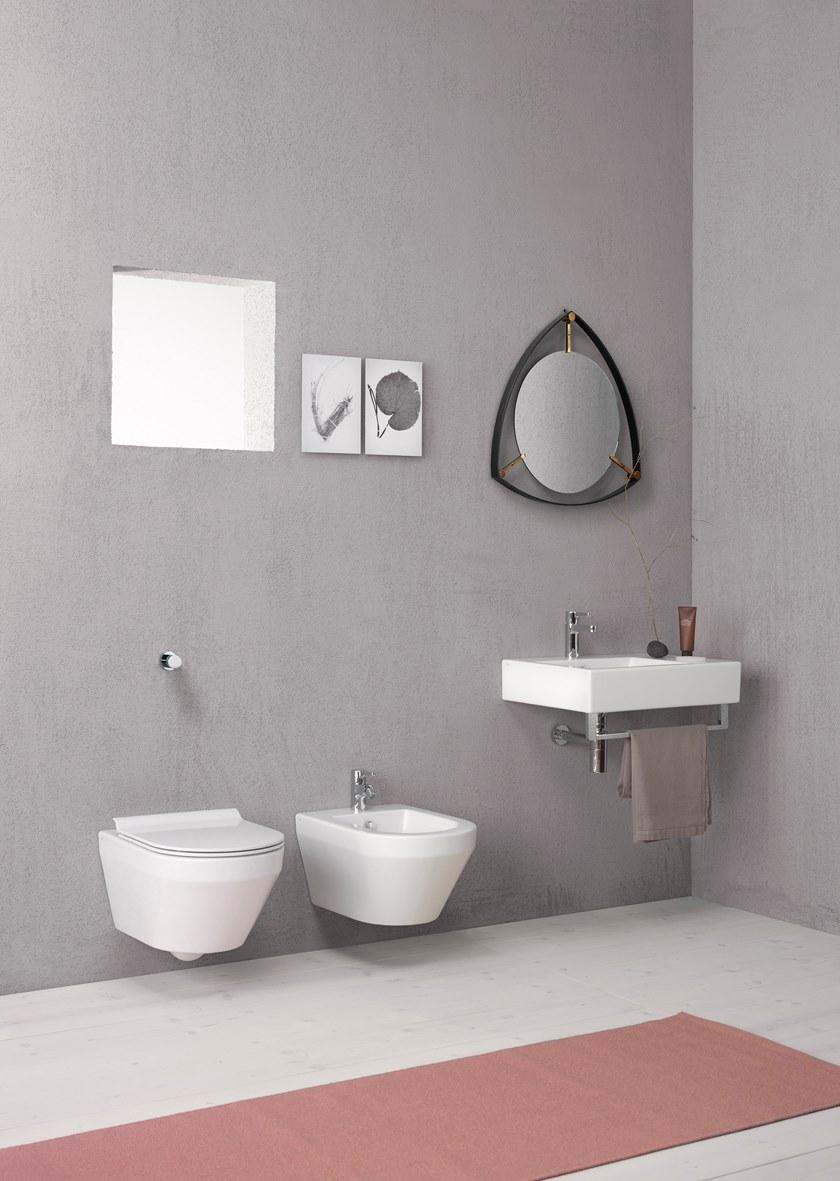 891211 Подвесной унитаз настенный Белый GSI ceramica Kube Италия - Вид №3