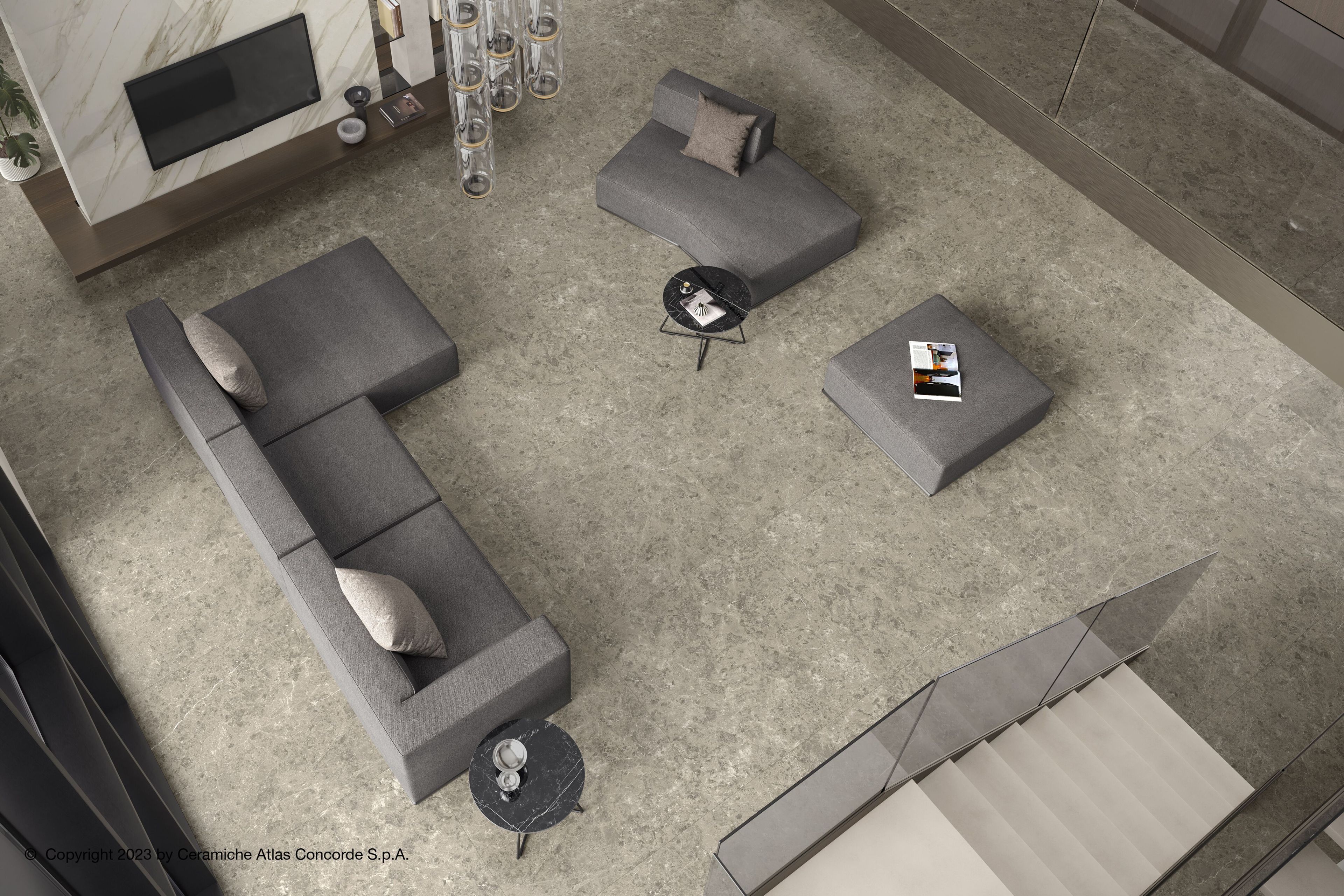 Пол / керамогранит с мраморным эффектом Atlas Concorde Marvel чудо ARCH-00010333 - Вид №17