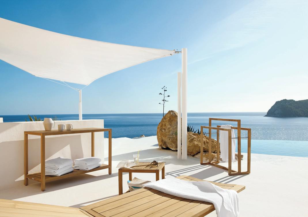 MNST874 Журнальные столики teak 152см x 152см Manutti Siena - Вид №4