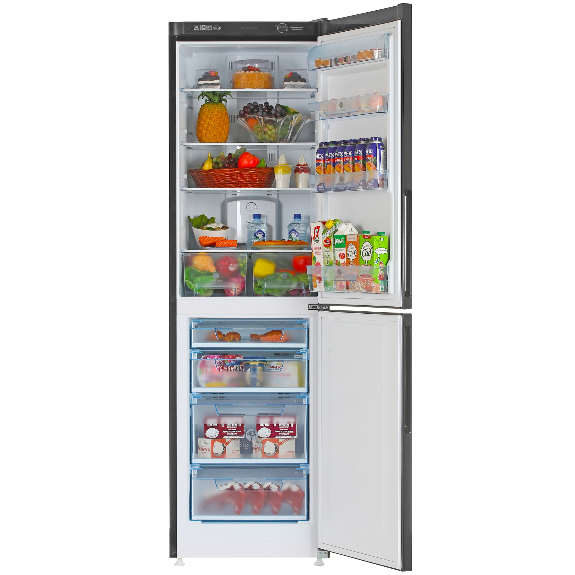 8140600 Холодильник с морозильником   Pozis RK-FNF-172B черный STDN-0025232 - Вид №5