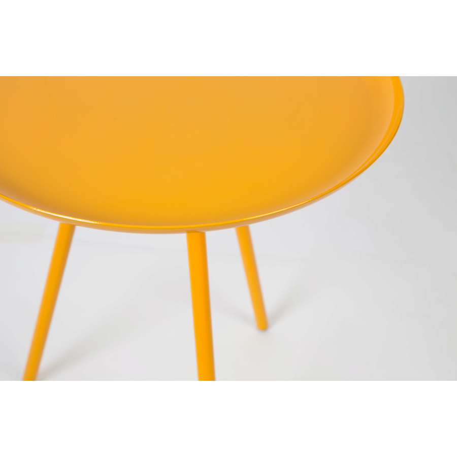 Столик Frost желтый White Label Living 2300077 - Вид №5