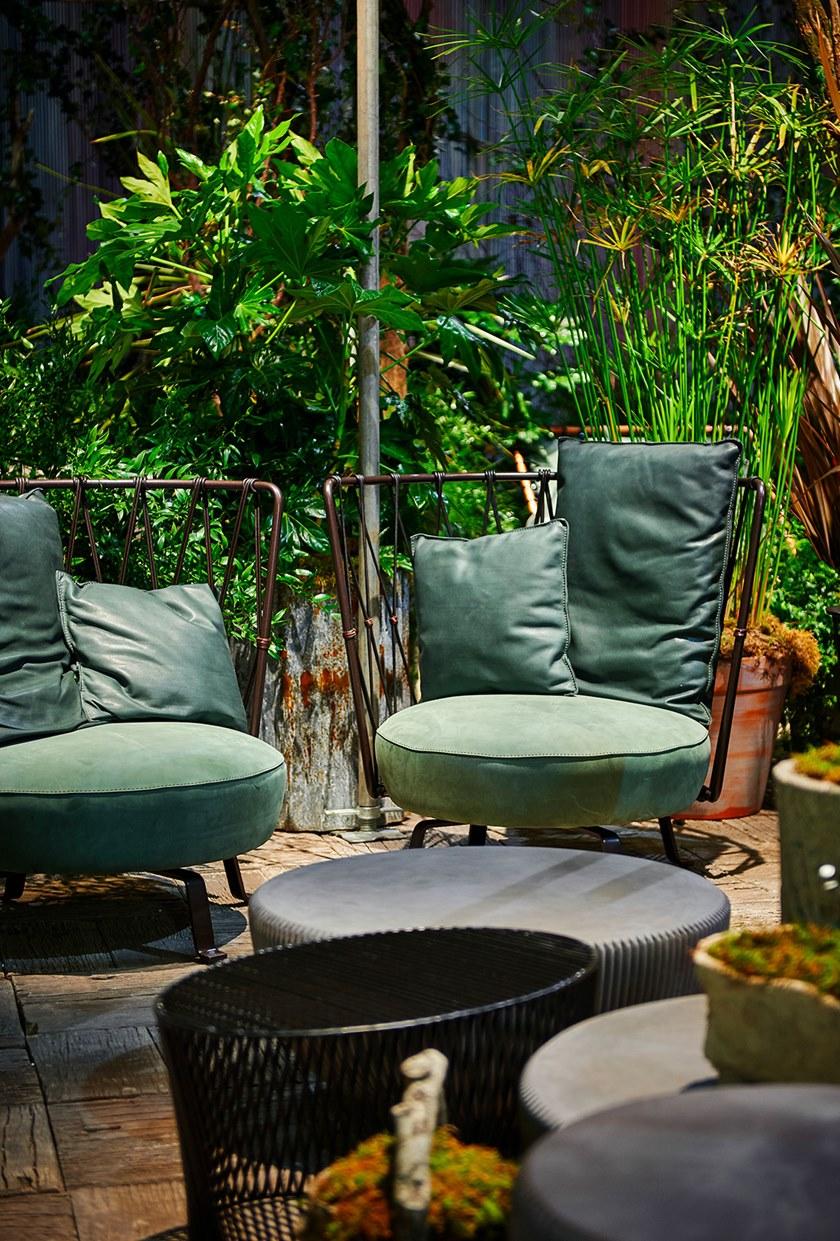 BAXTER Кожаное кресло с подставкой для ног sun-id-1461177 - Вид №2