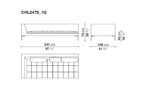 Модульный тканевый диван B&B Italia Charles Large ARCH-00081886 - Вид №4