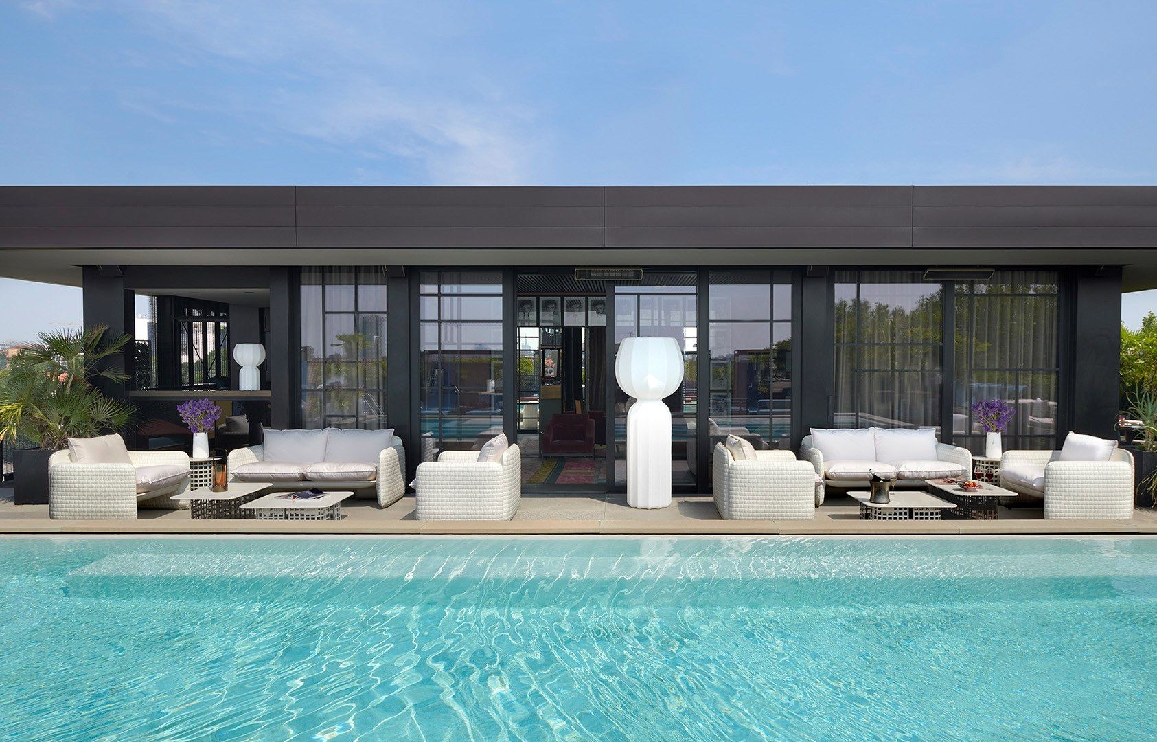 Низкая ткань сад стул SLIDE ARCH-00044696 - Вид №8