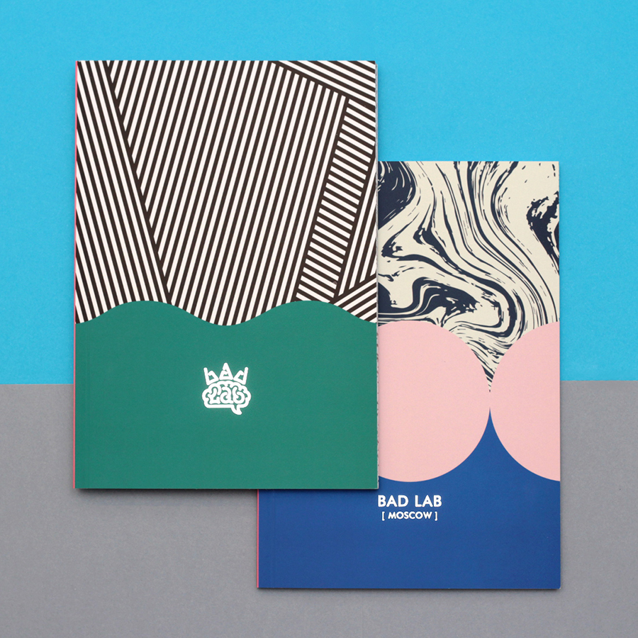 0211 Блокнот а5 memphis - flow BadLab  - Вид №4