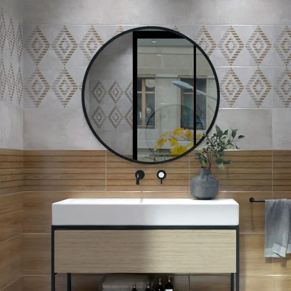 Керамическая плитка Нефрит-Керамика Эни светло-серая 30×60 см 89232591 STLM-0946988 - Вид №5