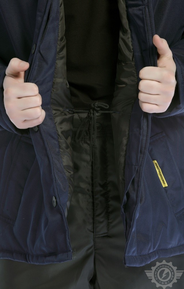 64964 Куртка "Дон" зимняя синяя  Зимняя спецодежда  размер 52-54/170-176  - Вид №10