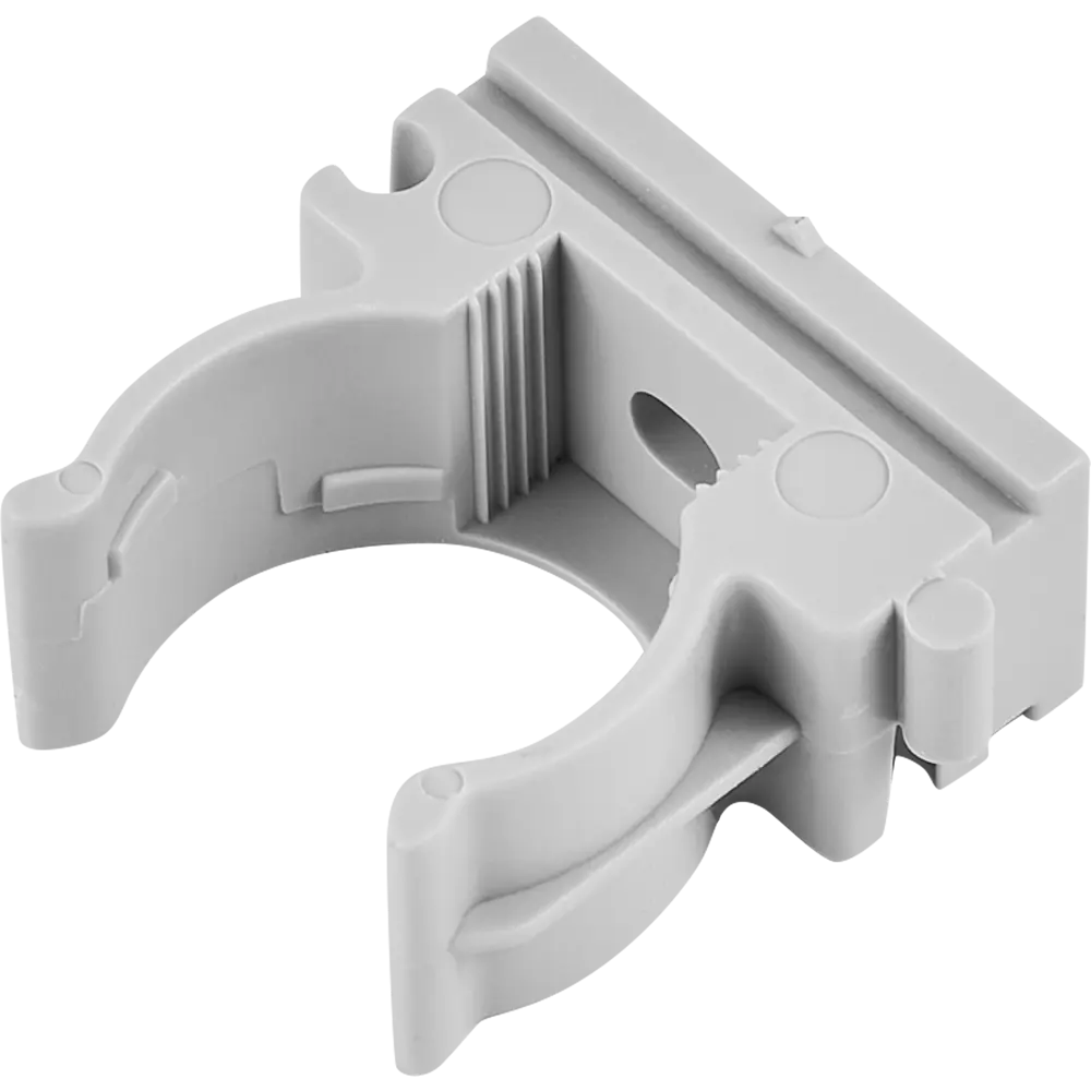 Клипса-держатель LEXMAN для труб 20 мм (10 шт) - надежная фиксация коммуникаций 88460836