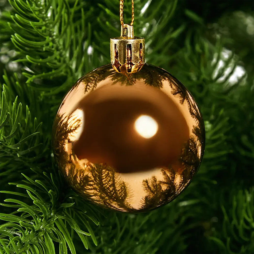 87036352 Набор новогодних шаров Christmas ø8 см цвет зеленый 50 шт. STLM-1541515 Santreyd  - Вид №17