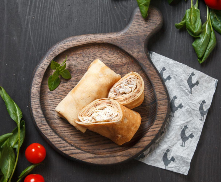 5799 Блины с куриным филе и йогуртом Вкусляндия  - Вид №1