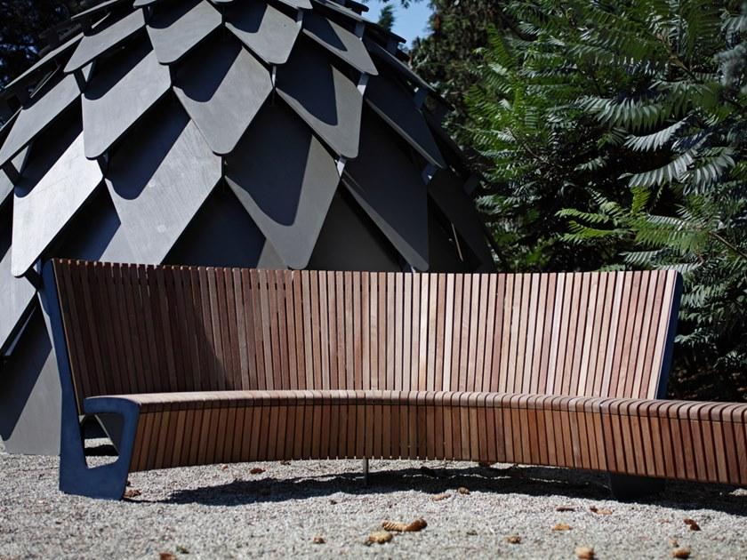 mmcité1 Изогнутая скамья со спинкой sun-id-1493570 - Вид №5