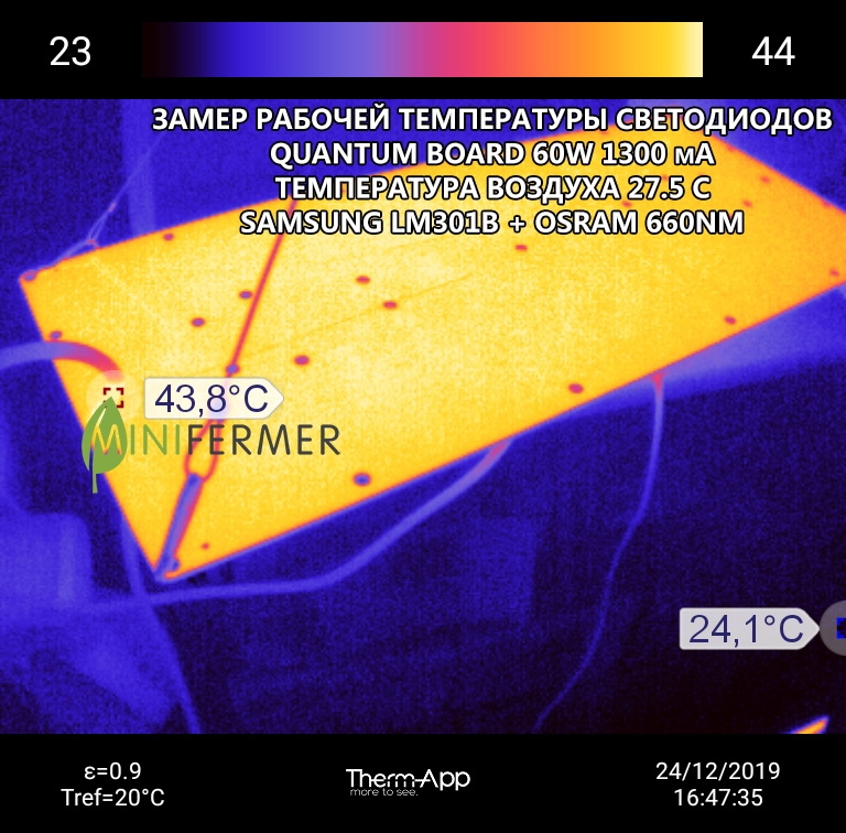 33190 Уценка 1.2 Quantum board 180 х 390 Samsung lm301b 5000K + Osram ssl 660nm LAB.Space  - Вид №22