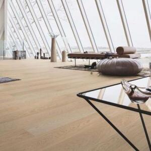 Паркетная доска Meister PD 400 Cottage Белый 8090 Дуб Натур с брашью (Текстурированная) 2200х180 мм.