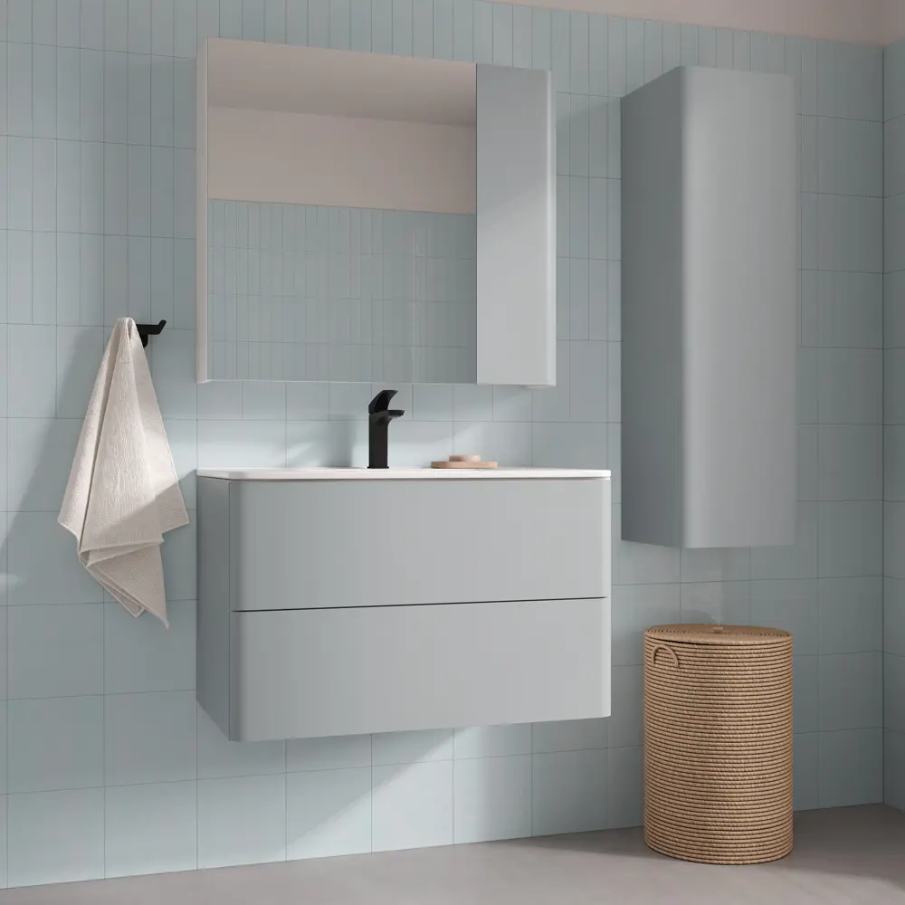 Корпус тумбы подвесной Iddis Lahta LAH80G0i95 50x78.4x43.3 см цвет серый STLM-2003638 - Вид №2