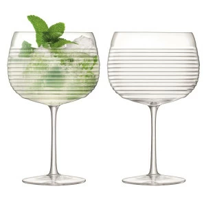 Набор из 2 круглых бокалов 650 мл Groove LSA INTERNATIONAL GROOVE 00-3863215 Прозрачный