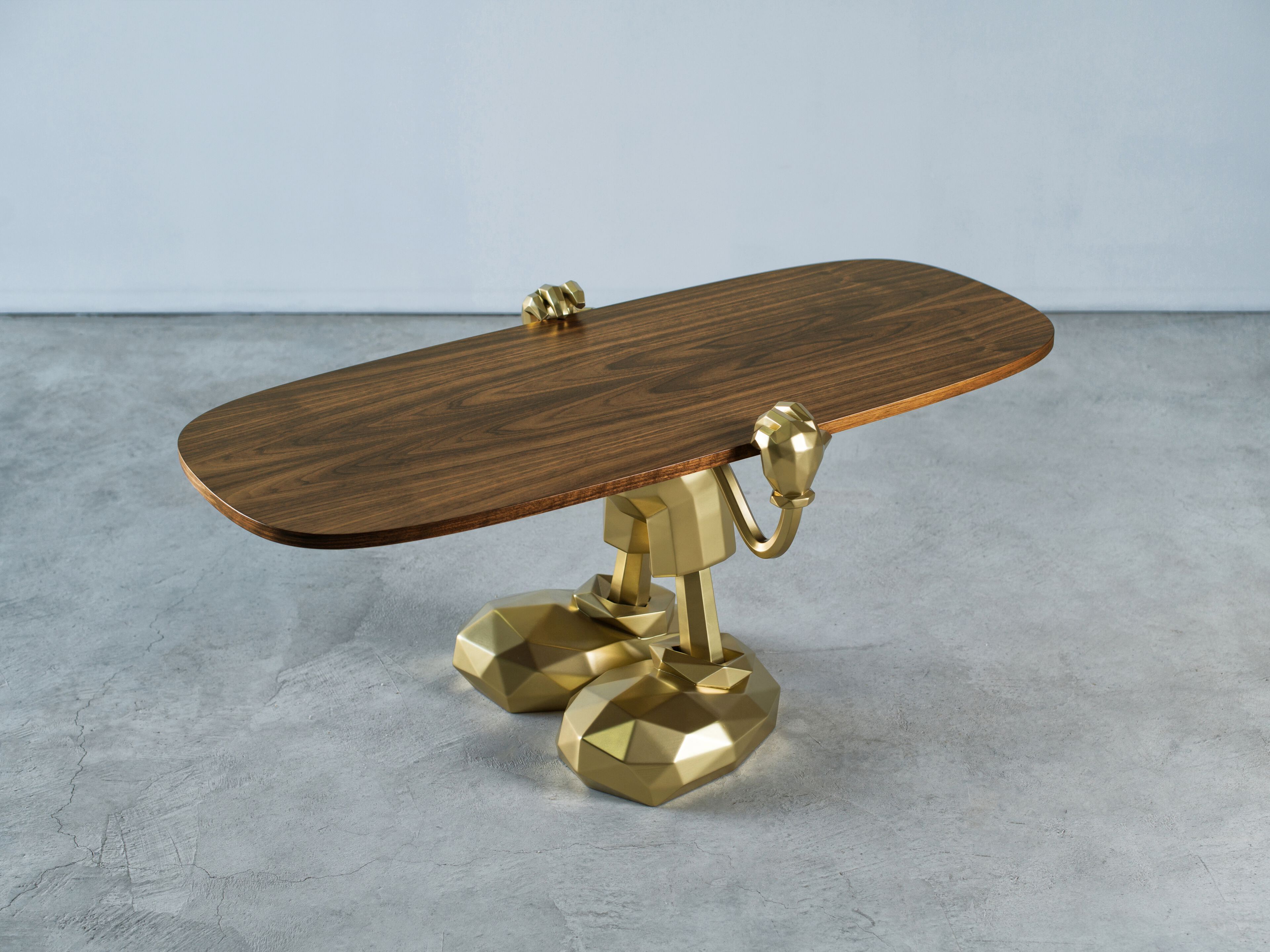 Прямоугольный журнальный столик из ореха и смолы LO Contemporary WILLY WALNUT ARCH-00147637 - Вид №3