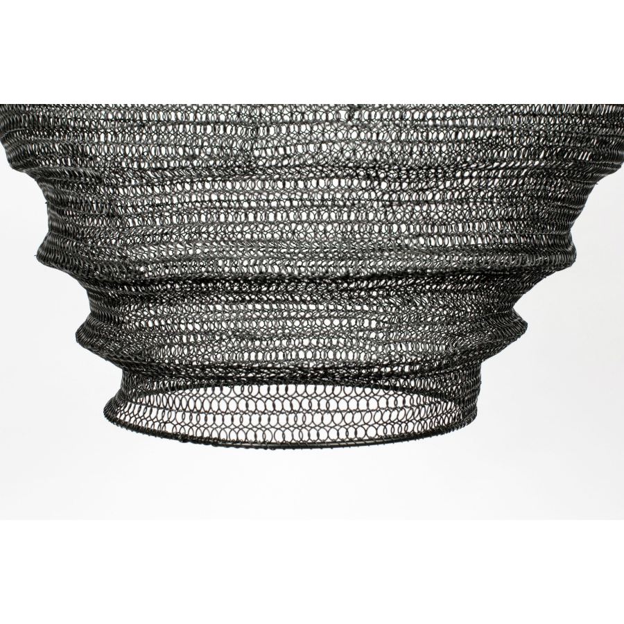 Лампа подвесная Lena L, черная White Label Living 5300144 - Вид №6