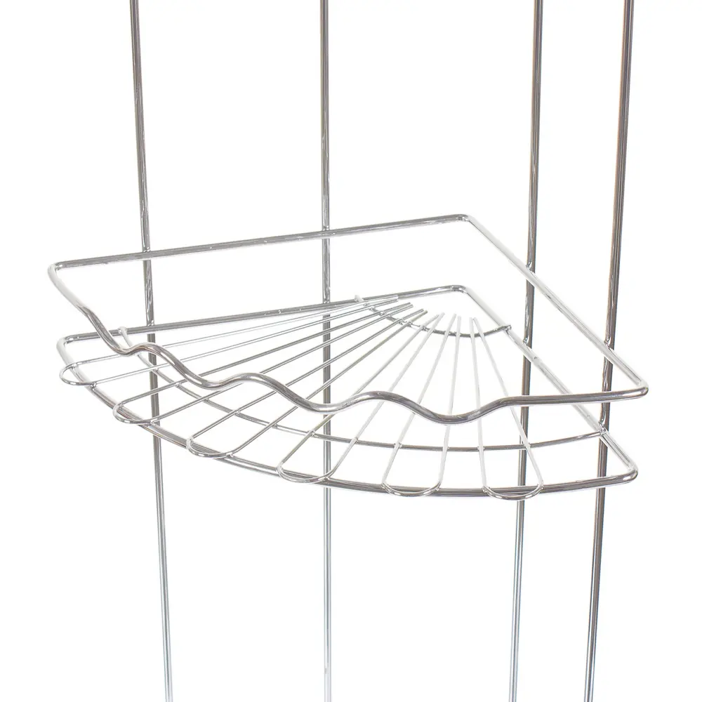 Полка для ванной Swensa угловая четырёхъярусная SWR-074 STLM-2153467 - Вид №1