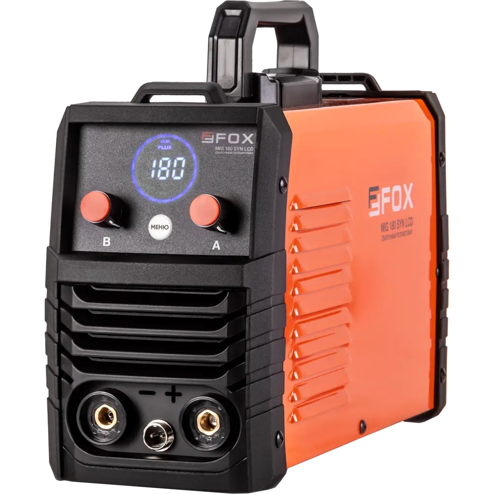 Инверторный сварочный аппарат Fox MIG 180 SYN LCD для профессиональной сварки 89402099 STLM-1574760