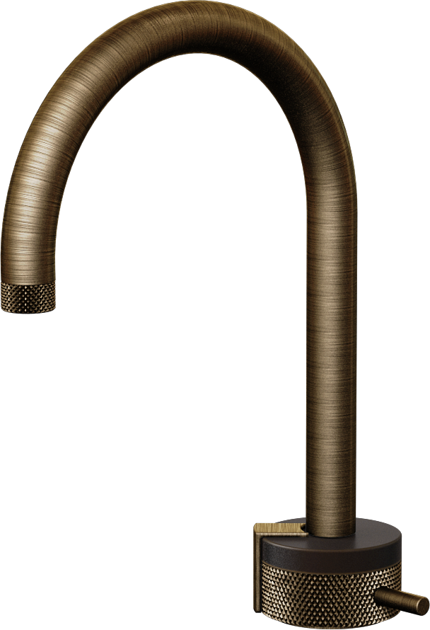 E-11502-R1OB-L2VBB-VBB Однорычажный прогрессивный смеситель для раковины - излив 16см GRAFF MOD+