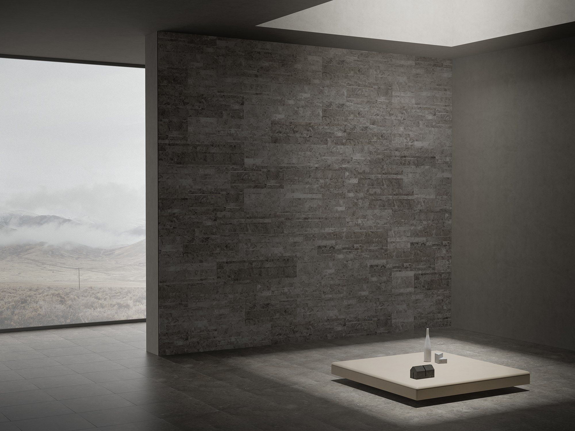 Каменный квадратный низкий журнальный столик Salvatori OMPHALOS ARCH-00118504 - Вид №5