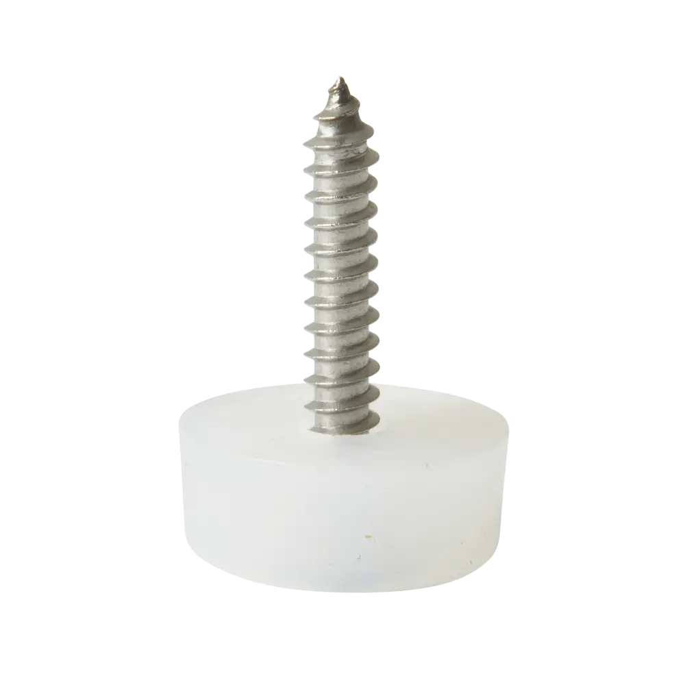 Накладки Standers 17 мм на саморезе круглые прозрачные 4 шт STLM-2000517 - Вид №1