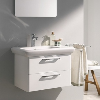 121970000 Подвесная раковина настенная прямоугольная Keramag  - Вид №1