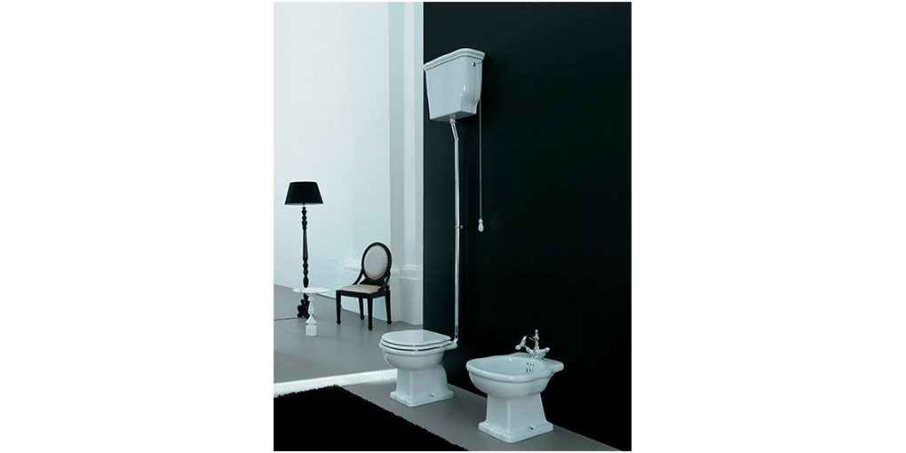 D10D50D100D102 Компакт унитаз с бачком Белый Ceramica Hidra ELLADE Италия - Вид №2