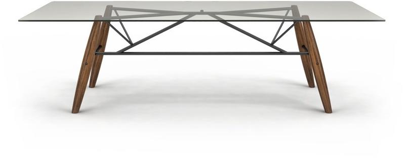 Huppé Прямоугольный стол из дерева и стекла Connection 6087/88/89/90v HUPPE - Вид №6