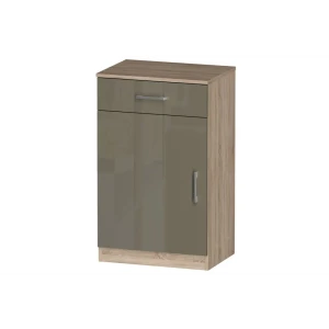91545956 Тумба Furnistyle Лайф 10882 55x90x40 см ЛДСП цвет дуб сонома/латте STLM-1379390