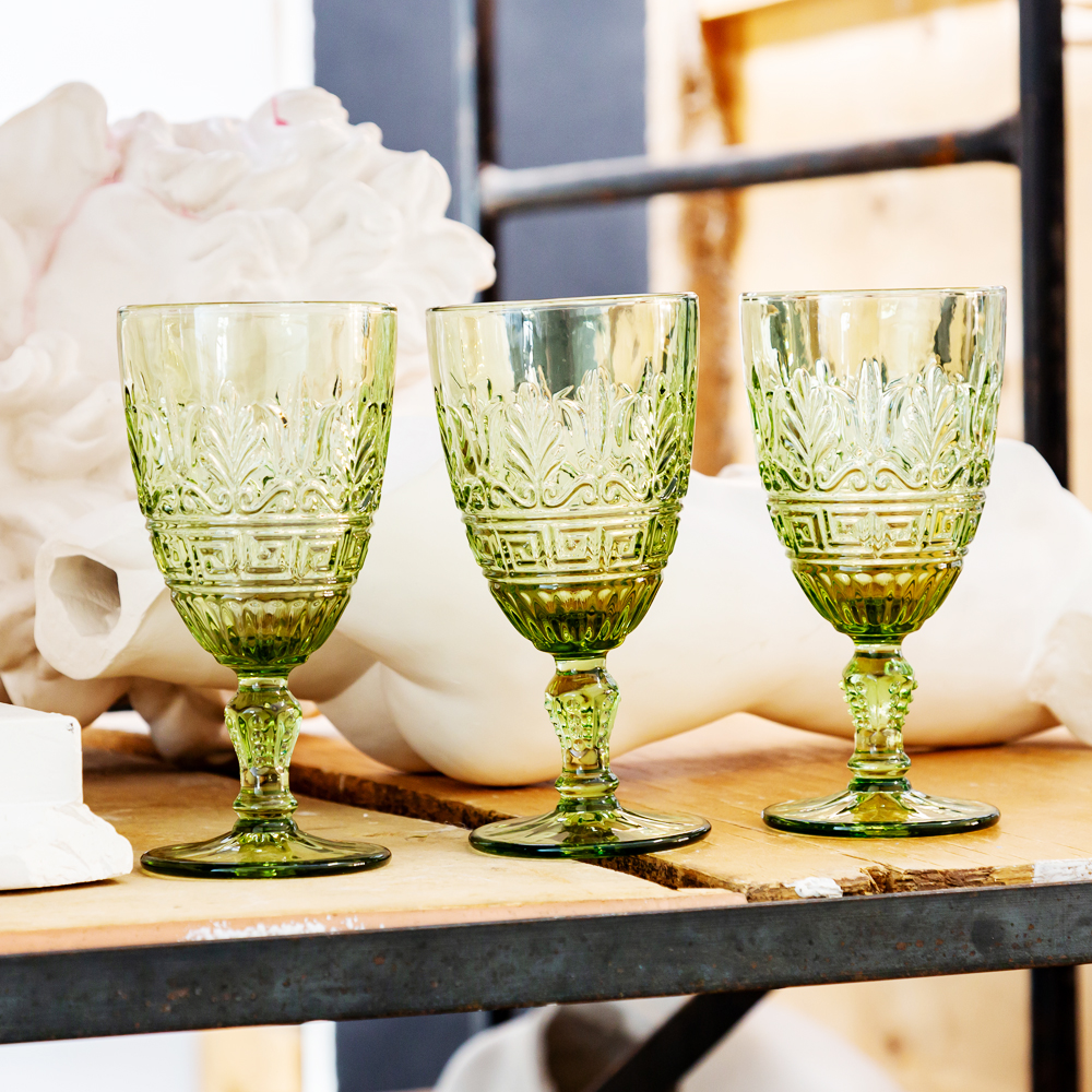 21091718 Комплект бокалов «Хлоя» (6 штук, зеленый опал) Object Desire Светский прием  - Вид №8