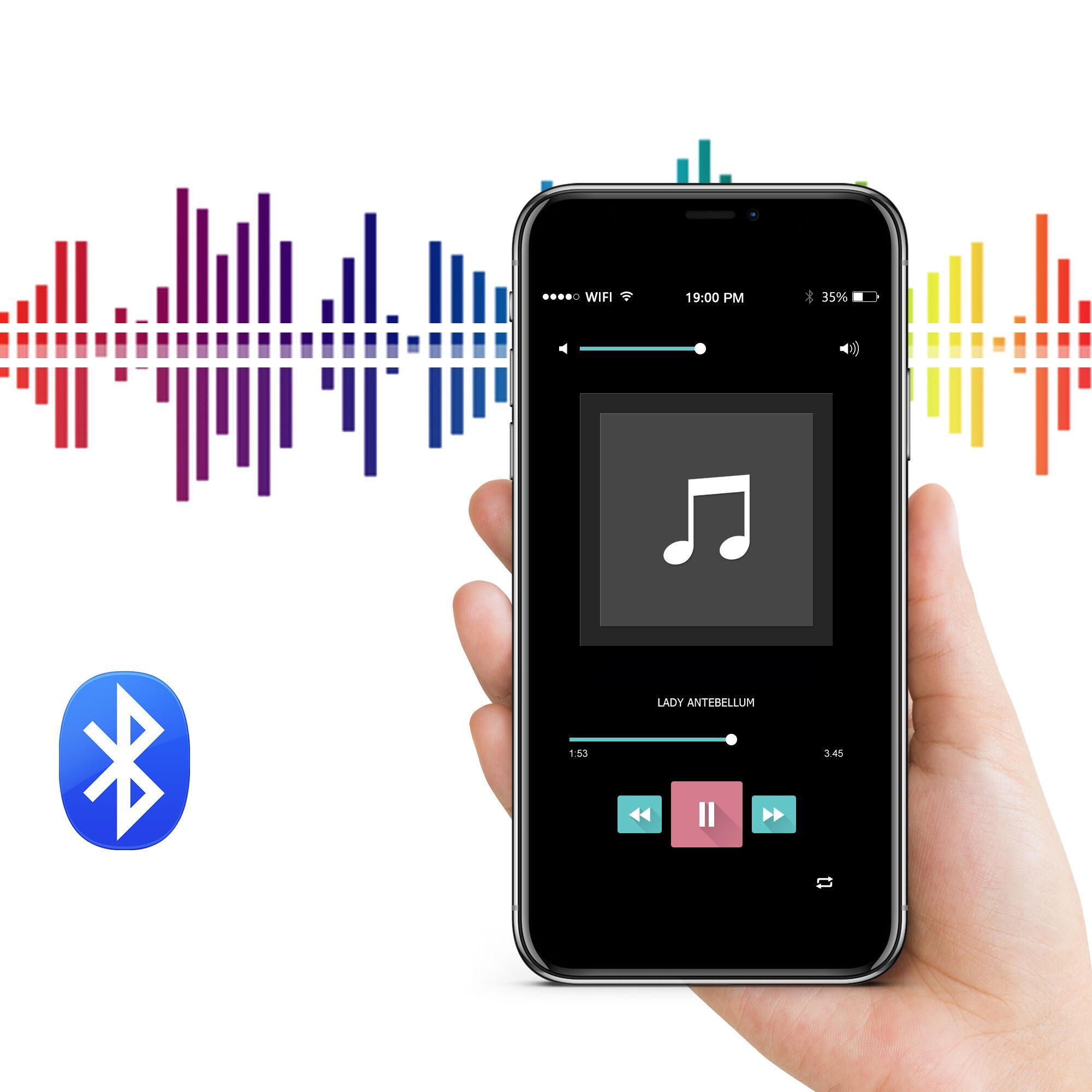 Утопленный набор для душа со светодиодной насадкой для душа Fontana Showers PICARDY ARCH-00078303 - Вид №3